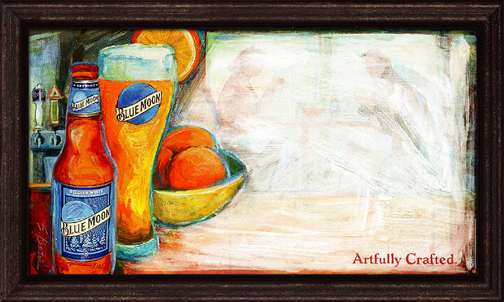 Blue Moon Artfully Crafted Campaign Banner First Year
