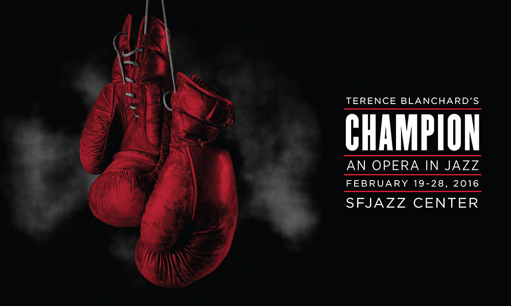 Champion: An Opera In Jazz Branding Artwork