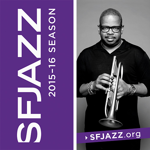 SFJAZZ Season 4 Outdoor Pole Banners Flat